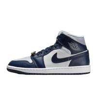 (WMNS) Air Jordan 1 Mid SE 'Football Grey White Midnight Navy' FZ8777-044 10