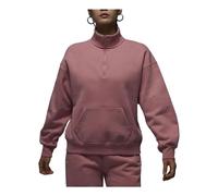 (WMNS) Air Jordan Brand Fleece Quarter Zip 'Stardust Red' FD7222-618 L