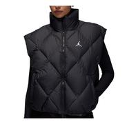 (WMNS) Air Jordan Brooklyn Therma-FIT Quilted Puffer Vest 'Black White' HV0413-010 XL