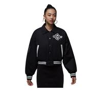 (WMNS) Air Jordan Brooklyn Therma-Fit Varsity Jacket 'Black' HV0404-010 S
