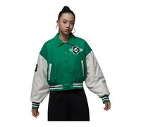 (WMNS) Air Jordan Brooklyn Therma-Fit Varsity Jacket 'Malachite Sail' HV0404-365 M