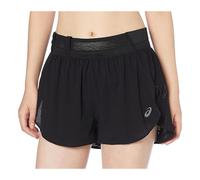 (WMNS) ASICS Metarun Split Shorts 'Black' 2012C858-001 XL