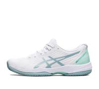 (WMNS) ASICS Solution Swift FF Clay 'White Smoke Blue' 1042A198-104 8