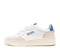 (WMNS) AUTRY Medalist Low Leather and Suede 'White Beige Blue' AULW-LS49 7