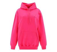 (WMNS) Balenciaga Classic Logo Minimalistic Solid Color Hoodie Pink 570798THV775630 M