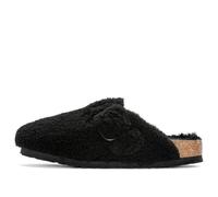 (WMNS) Birkenstock Boston Big Buckle Shearling Narrow Fit 'Black' 1025700 6-6.5