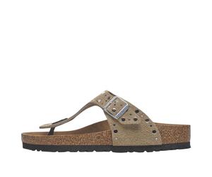(WMNS) Birkenstock Gizeh Rivets 'Taupe' 1029388 5-5.5