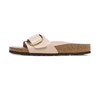 (WMNS) Birkenstock Madrid Big Buckle Natural Leather Patent Narrow FIt Sandals ' High Shine New Beige' 1026496 8-8.5