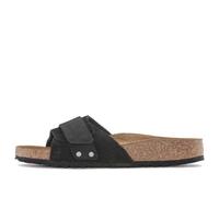 (WMNS) Birkenstock Oita Suede Leather Narrow Fit Sandals 'Black' 1024200 11-11.5