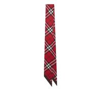 (WMNS) Burberry 25 Checked Silk Scarf 'Red' 81103671 F