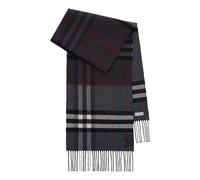 (WMNS) Burberry Check Cashmere Scarf 'Charcoal' 8117706 F