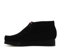 (WMNS) Clarks Wallabee Boots Suede 'Black' 26155521 9