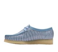 (WMNS) Clarks Wallabee Croc 'Powder Blue' 26180681 6