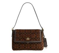 (WMNS) COACH Etta Flap Bag In Signature Chenille 'Truffle' CCE58-IMA7U F