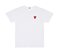 (WMNS) COMME des GARCONS PLAY Basic T-Shirt Red Family Heart 'White' AZ-T287-051-2 S
