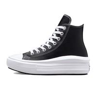 (WMNS) Converse Chuck Taylor All Star Move Platform High 'Leather - Black' A04294C 8