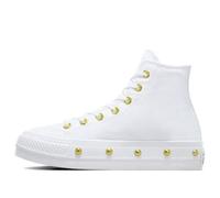 (WMNS) Converse Chuck Taylor All Star Studded Lift Platform 'White Gold' A06787C 7