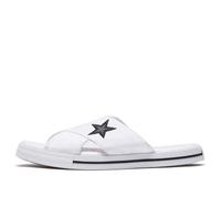 (WMNS) Converse One Star Slide Canvas White Slippers 'White Black' 565530C 8