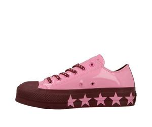 (WMNS) Converse x Miley Cyrus Chuck Taylor All Star Lift Ox 'Pink Burgundy' 563718C 6.5