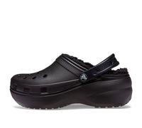 (WMNS) Crocs Classic Platform Lined Clog 'Black' 207938-001 5