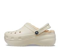 (WMNS) Crocs Classic Platform Lined Clog 'Bone' 207938-2Y2 6