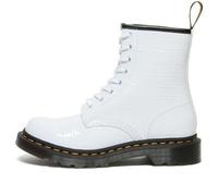 (WMNS) Dr. Martens 1460 Patent Croc Emboss Leather Boots 'White' 26855100 5