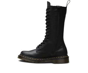 (WMNS) Dr. Martens 1B99 Leather Mid Calf Boot 'Black Virginia' 11820008 5