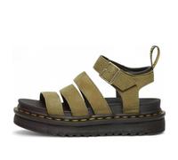 (WMNS) Dr. Martens Blaire Tumbled Nubuck Sandals 'Muted Olive' 31735357 5