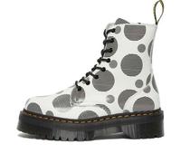 (WMNS) Dr. Martens Jadon Polka Dot Smooth Leather Platform Boots 'White Black' 26882101 8
