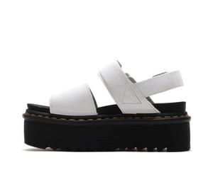 (WMNS) Dr. Martens Voss Leather Thick Bottom Sandals White 26725100 7