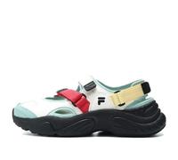 (WMNS) FILA FUSION Conch Sandals 'White Green Black' T12W321401FSH 7.5