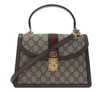 (WMNS) Gucci Canvas Ophidia Series GG Single-Shoulder Bag Small Creamy/Brown 651055-96IWX-8745 F
