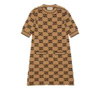 (WMNS) Gucci GG wool boucl jacquard dress 'Camel Brown' 718630-XKCNA-2668 M