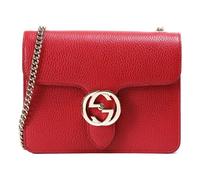 (WMNS) Gucci Leather Organ Crossbody Bag Single Shoulder Bag Red 510304-CAO0G-6420 F