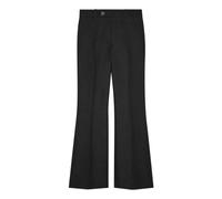 (WMNS) Gucci Wool Silk Cropped Flare Pant 'Black' 632964-ZAD88-1000 M