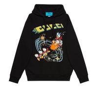 (WMNS) Gucci x Disney Joint SS21 Cartoon Donald Duck Printed Hoodie For Black 615061-XJDC6-1043 M
