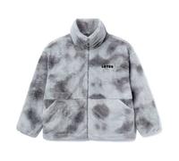 (WMNS) Li-Ning x Disney Toy Story Lotso Logo Polar Fleece Jacket 'Grey Black' AFMR008-3 S