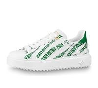 (WMNS) LOUIS VUITTON Time Out Sneakers 'White Green' 1A9D16 6