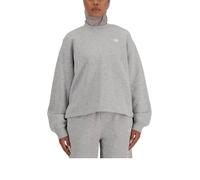 (WMNS) New Balance Linear Heritage Brushed Back Fleece Crewneck Sweatshirt Asia Sizing 'Grey' WT33532-AG L