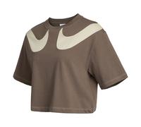 (WMNS) Nike AS W Nike Sportswear SWSH GX MOD CROP SS T IRONSTONE DD5591-004 L