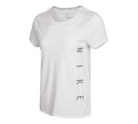 (WMNS) Nike Dri-FIT Reflective Logo Printing Quick Dry Breathable Sports Short Sleeve White T-Shirt DA1247-100 M