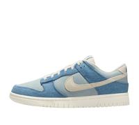 NIKE Women's WMNS Dunk Low Sneaker, Smokey Blue Pale Ivory Denim Turq Ochre, 4 UK
