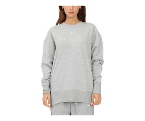 (WMNS) Nike Phoenix Fleece Crewneck Swaetshirt 'Grey' DQ5733-063 M