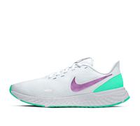 (WMNS) Nike Revolution 5 'White Green Glow Violet' BQ3207-111 5.5