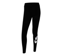 (WMNS) Nike Sportswear Essential High-Waisted Logo Leggings 'Black White' CZ8528-010 M