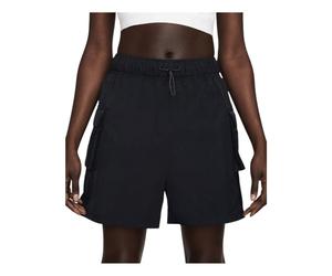 (WMNS) Nike Sportswear Essential Woven High-Waisted Shorts 'Black' DM6247-010 L