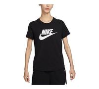 (WMNS) Nike Sportswear Essentials Logo T-shirt Asia Sizing 'Black White' DX7907-010 XS