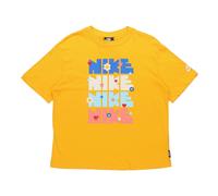 (WMNS) Nike Sportswear Essntl Ss Top Letter Print Leisure Sports Short Sleeve Yellow DJ5377-764 M
