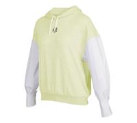 (WMNS) Nike Sportswear Icon Clash Embroidery Logo Hoodie Green/Yellow DD5053-303 L