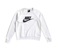 (WMNS) Nike Sportswear Logo Printing Knit Round Neck Gray White BV4113-051 L